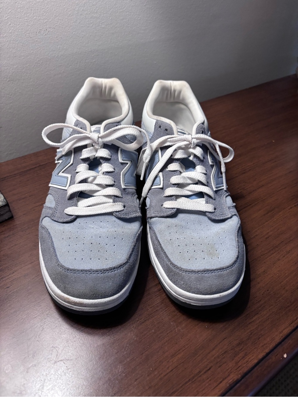 EUC! Retro New Balance 480 Streetwear Men’s Classic Grey Suede Sneakers SZ 10.5